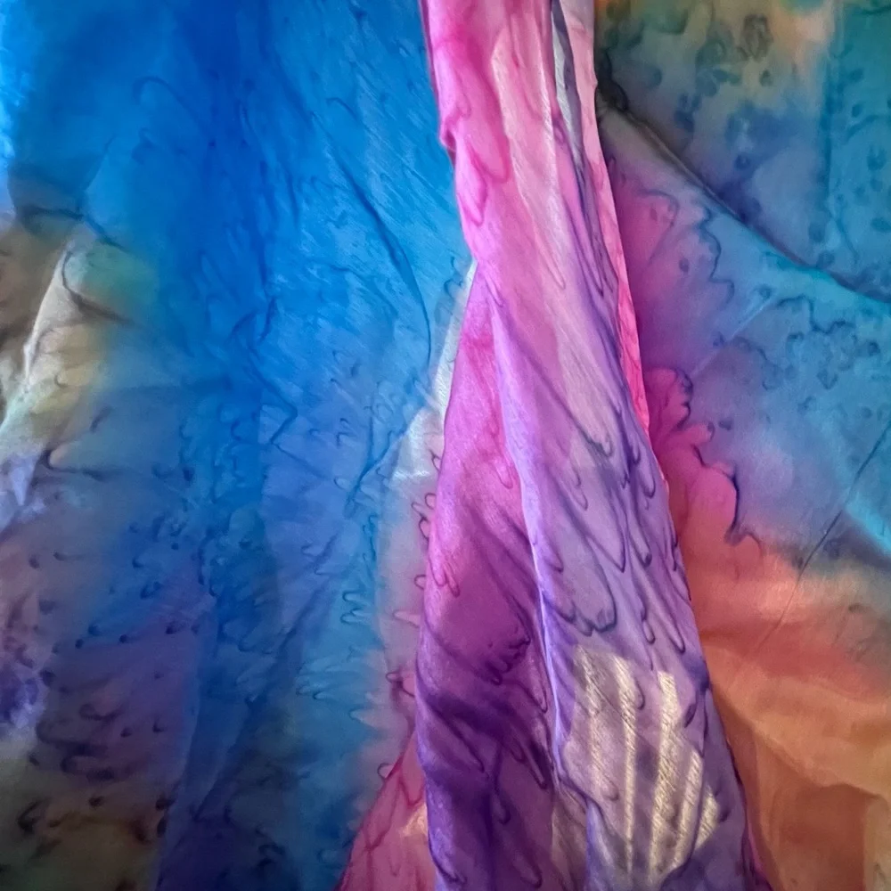 Scarf Tie-Dye Vibrant & Multicolor Lightweight